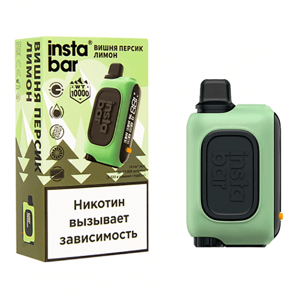 PLONQ INSTABAR WT - Вишня Персик Лимон (Cherry Peach Lemon, 10000 затяжек) купить в Ростове-на-Дону