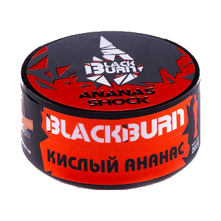 Табак BlackBurn - Ananas Shock (Кислый Ананас, 25 грамм) купить в Ростове-на-Дону