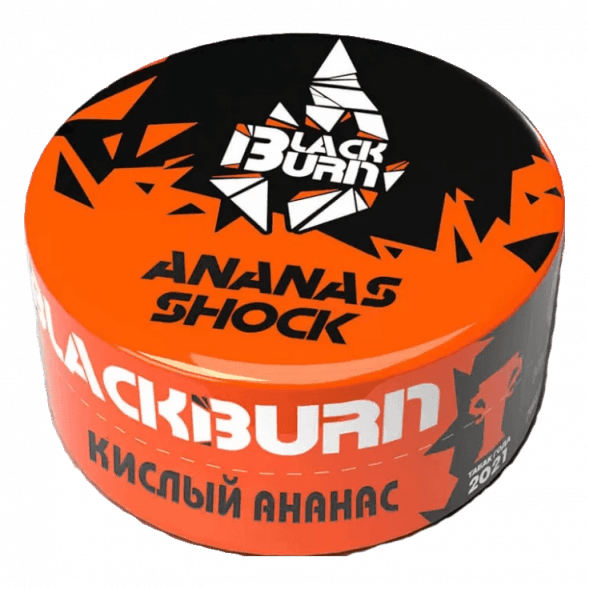 Табак BlackBurn - Ananas Shock (Кислый Ананас, 25 грамм) купить в Ростове-на-Дону