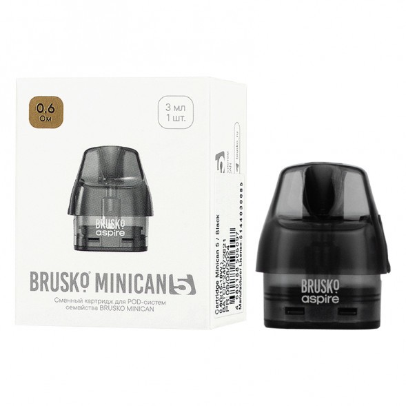 Сменный картридж Brusko - Minican 5 (0.8 Ом) купить в Ростове-на-Дону