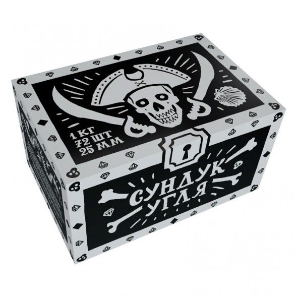 Уголь Хулиган - Сундук Угля (25 мм, 72 кубика) купить в Ростове-на-Дону