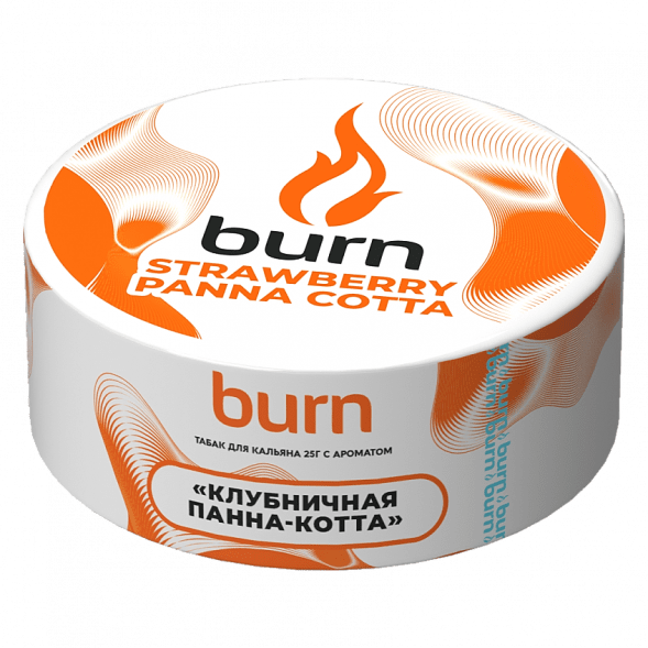 Табак Burn - Strawberry Panna-Cotta (Клубничная Панна-котта, 25 грамм) купить в Ростове-на-Дону