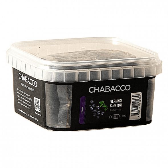 Смесь Chabacco MEDIUM - Blueberry Mint (Черника с Мятой, 200 грамм) купить в Ростове-на-Дону