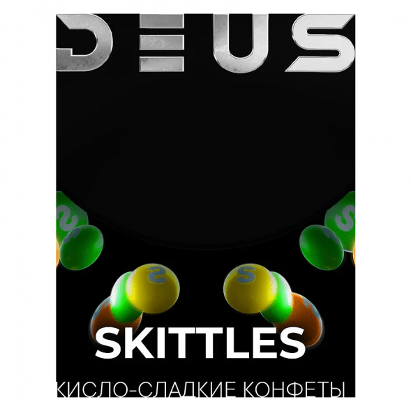 Табак Deus - Skittles (Кисло-Сладкие Конфеты, 100 грамм) купить в Ростове-на-Дону