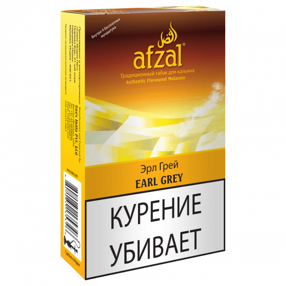 Табак Afzal - Earl Grey (Чай Эрл Грей, 40 грамм) купить в Ростове-на-Дону