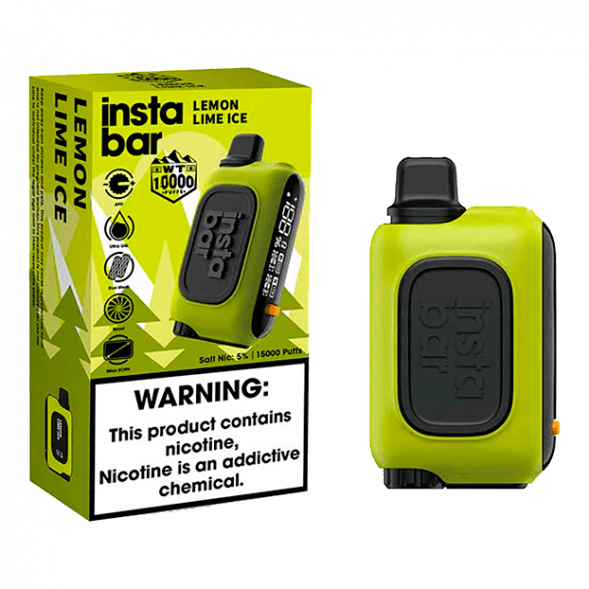 PLONQ INSTABAR WT - Лимон Лайм (Lemon Lime Ice, 10000 затяжек) купить в Ростове-на-Дону