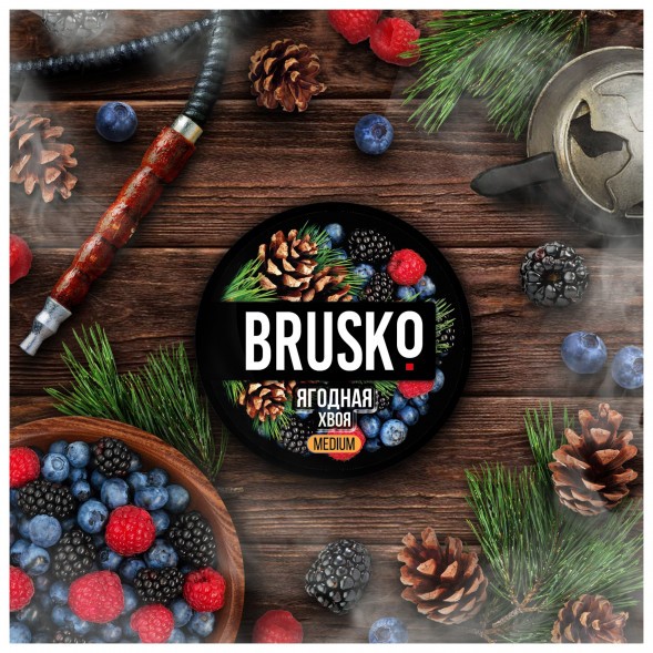 Смесь Brusko Medium - Ягодная Хвоя (50 грамм) купить в Ростове-на-Дону