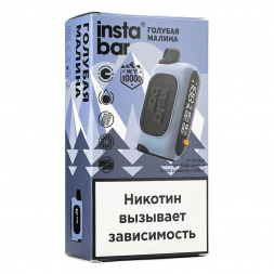 PLONQ INSTABAR WT - Голубая Малина (Blue Razz Ice, 10000 затяжек)