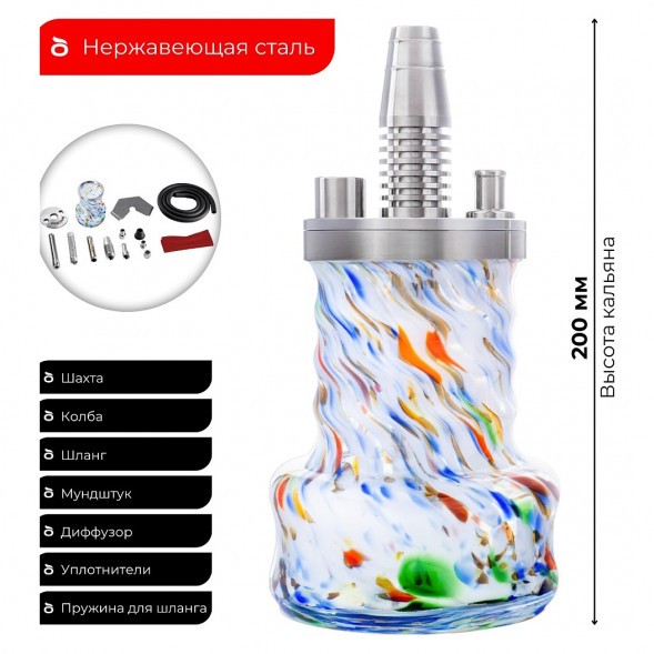 Кальян Pizduk PRO - Black-Bag (Цветная Колба) купить в Ростове-на-Дону