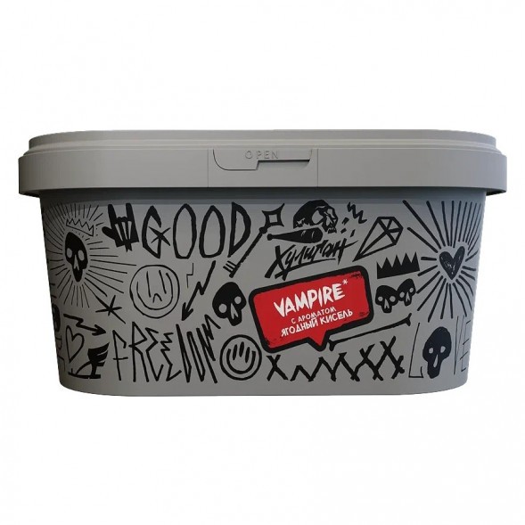 Табак Хулиган - Vampire (Ягодный Кисель, 200 грамм) купить в Ростове-на-Дону