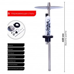 Кальян El Bomber - Calligraphy (Линейка "Igla", Без Колбы)