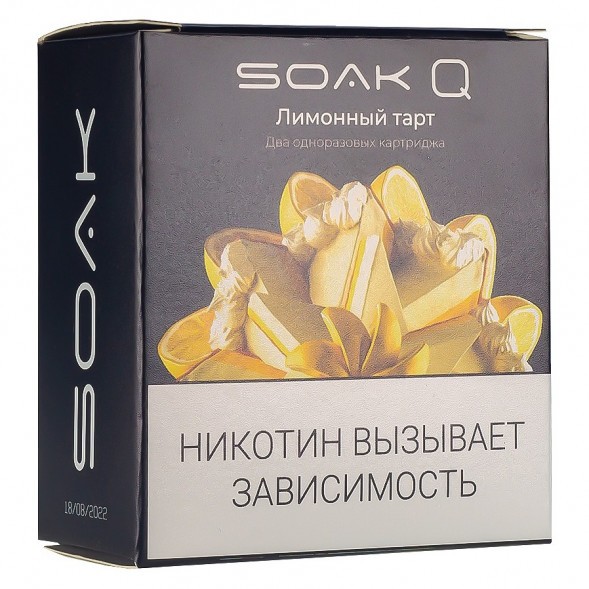 Картридж SOAK Q - Лимонный Тарт (1500 затяжек х 2 шт.) купить в Ростове-на-Дону