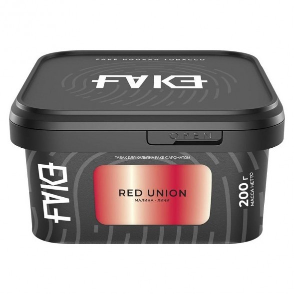 Табак FAKE - Red Union (Малина и Личи, 200 грамм) купить в Ростове-на-Дону