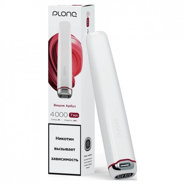 PLONQ PLUS PRO - Вишня Арбуз (4000 затяжек) купить в Ростове-на-Дону