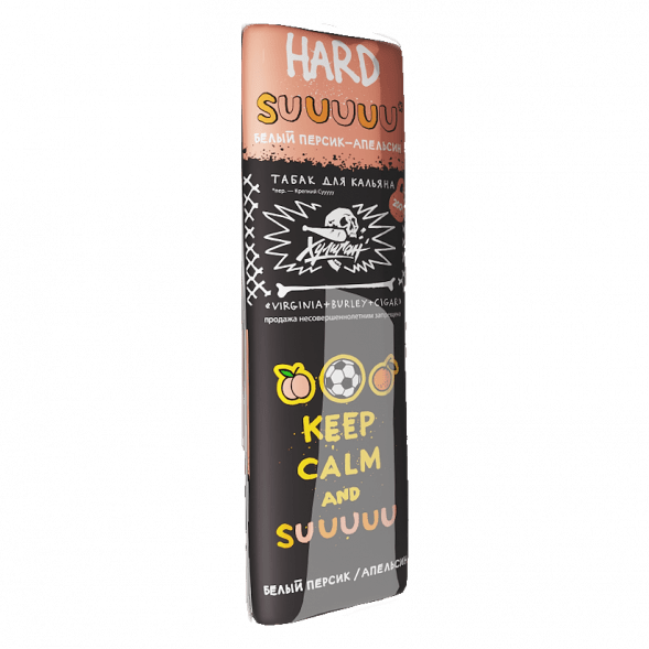 Табак Хулиган Hard - Suuuuu (Белый Персик и Апельсин, 200 грамм) купить в Ростове-на-Дону